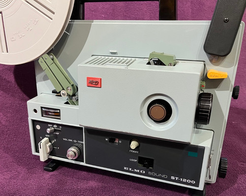 Elmo st1200 super 8mm sound - elmo, super-8mm